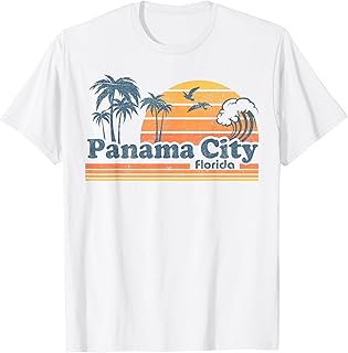 Panama City Beach Florida Vintage Spring Break 70s Retro T-Shirt