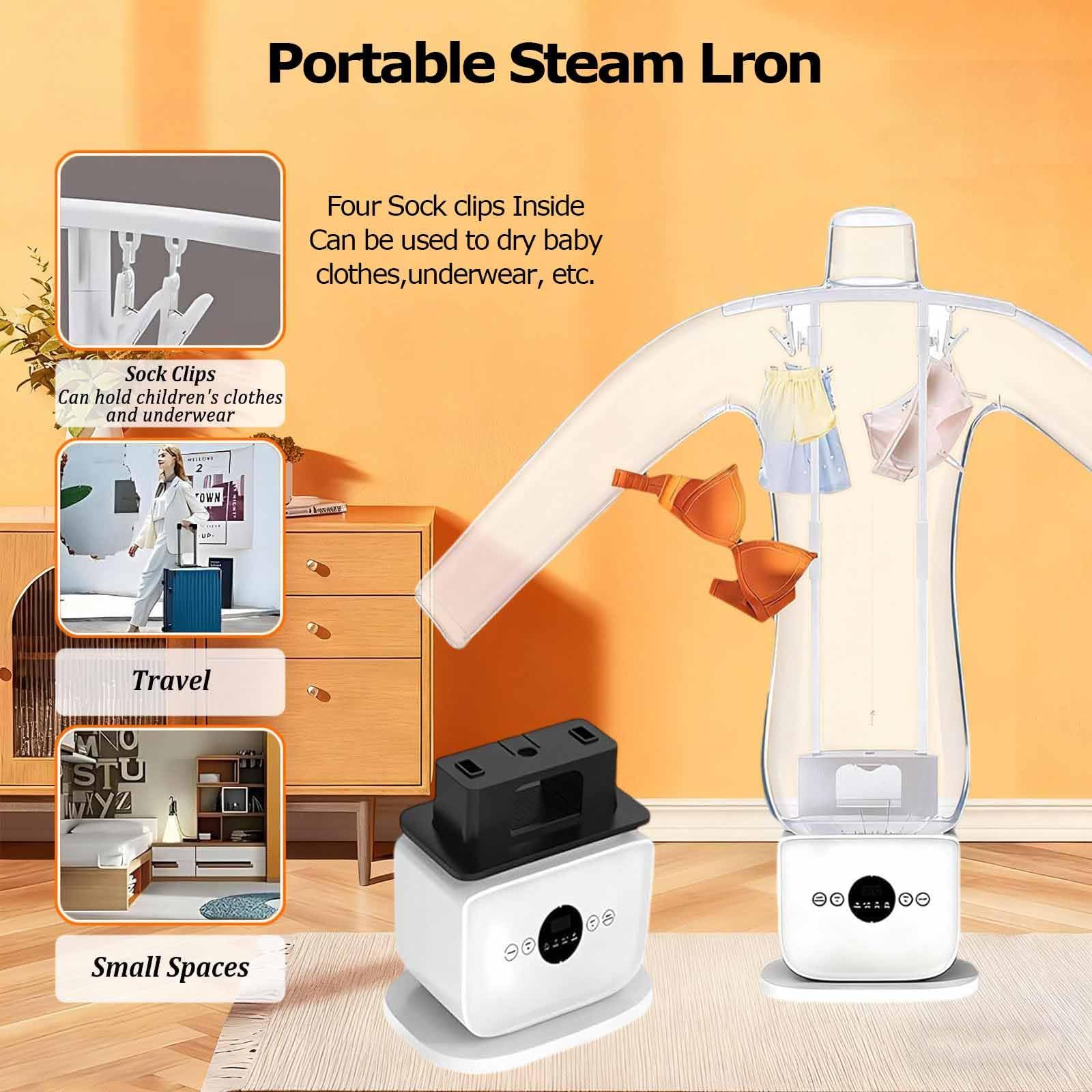 Máquina de Planchar Automática Manos Libres, Secadora de Ropa Inflable con Armario de Vapor Vertical de 360 ​​°, Sistema de Planchado Manos Libres Para Camisas y Pantalones, Control d 4-piece set - 2