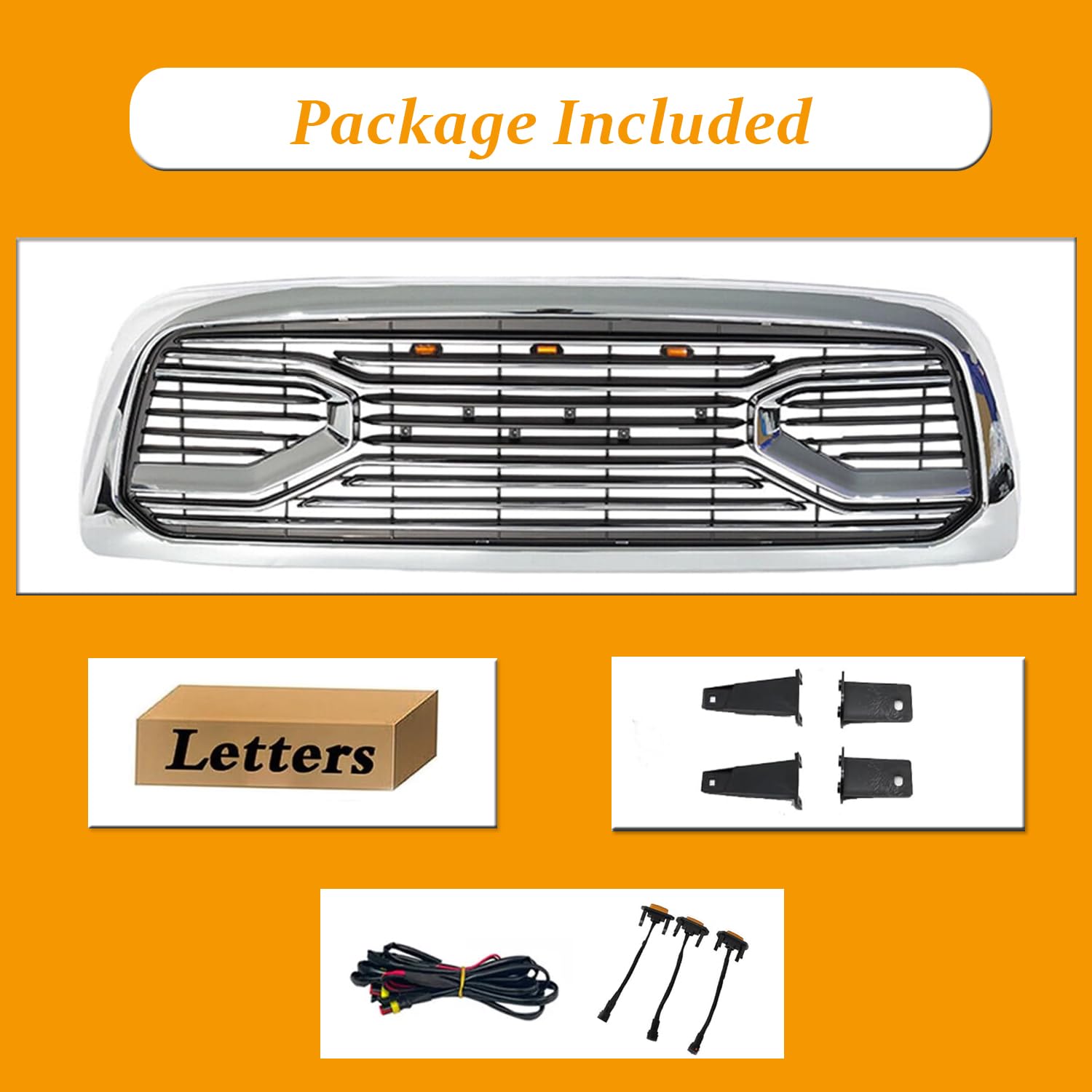 Replacement Front Grille Compatible with 2009 - Key Features