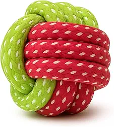 Bola Corda Entrelaçada Mordedor Resistente para Cachorro