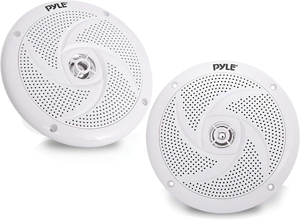 Pyle PLMRS6W 6.5 tums marina högtalare med vattentålig design