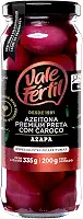 Azeitona Preta em Conserva Azapa com Caroço Vale Fértil Premium Vidro 200g, Pequeno