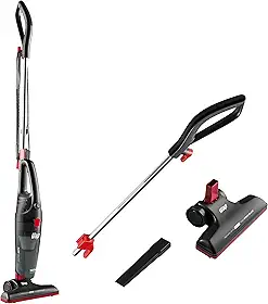 WAP Aspirador de Pó Vertical High Speed Black 2 em 1 Aspirador de Mão, 1300W 83 dBA Preto e Vermelho 127V