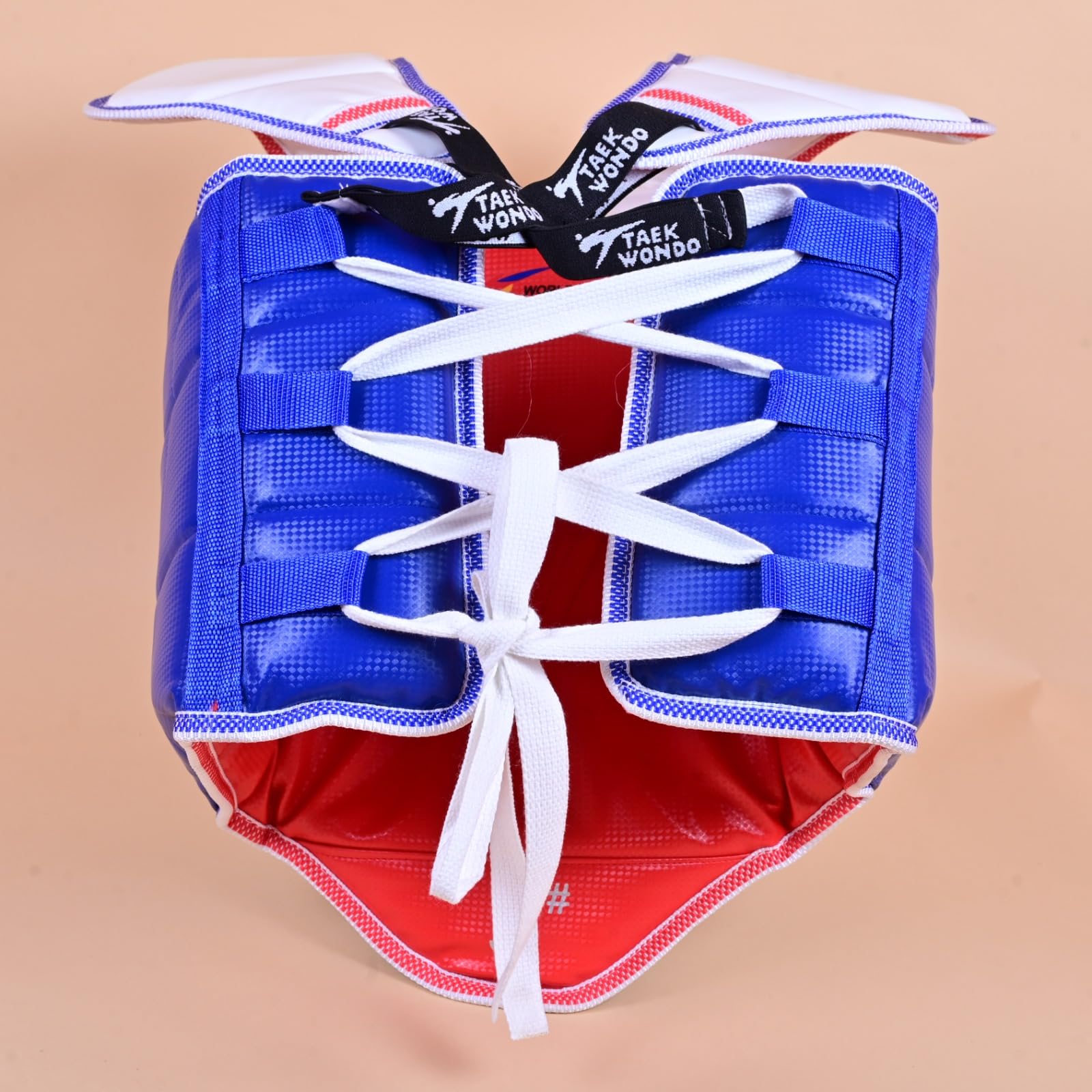 Premium Reversible Taekwondo Chest Guard - WT Standard Level Imported Sparring Hogu (Blue, 1)-image-27