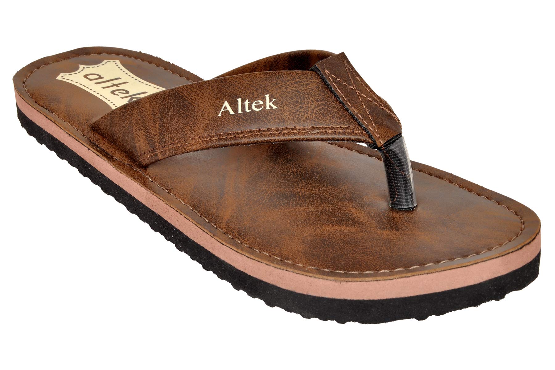 ALTEK Mens Fashion Water Proof Slippers Brown flip_1447_brown_70_10_new (B08GWYRFCV) Amazon Price History, Amazon Price Tracker