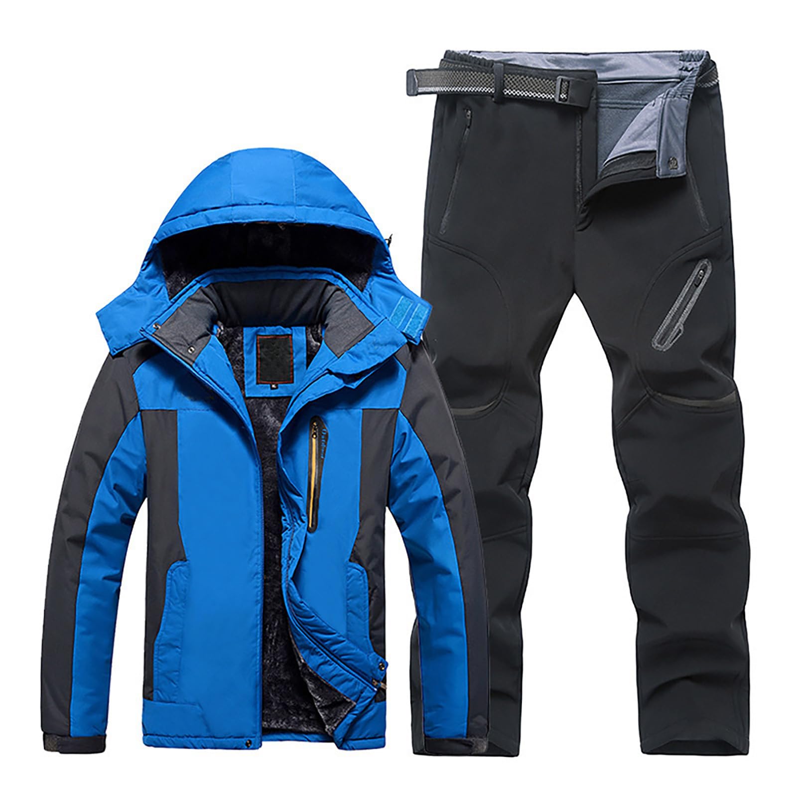 2026 Skianzüge Herren Schneeanzug 2 Stück Ski Set Jacke + Hose Wasserdicht Atmungsaktiv Winddicht Militär Training Klassisch Übergangszeit Laufen Outdoor Reiten Motorrad