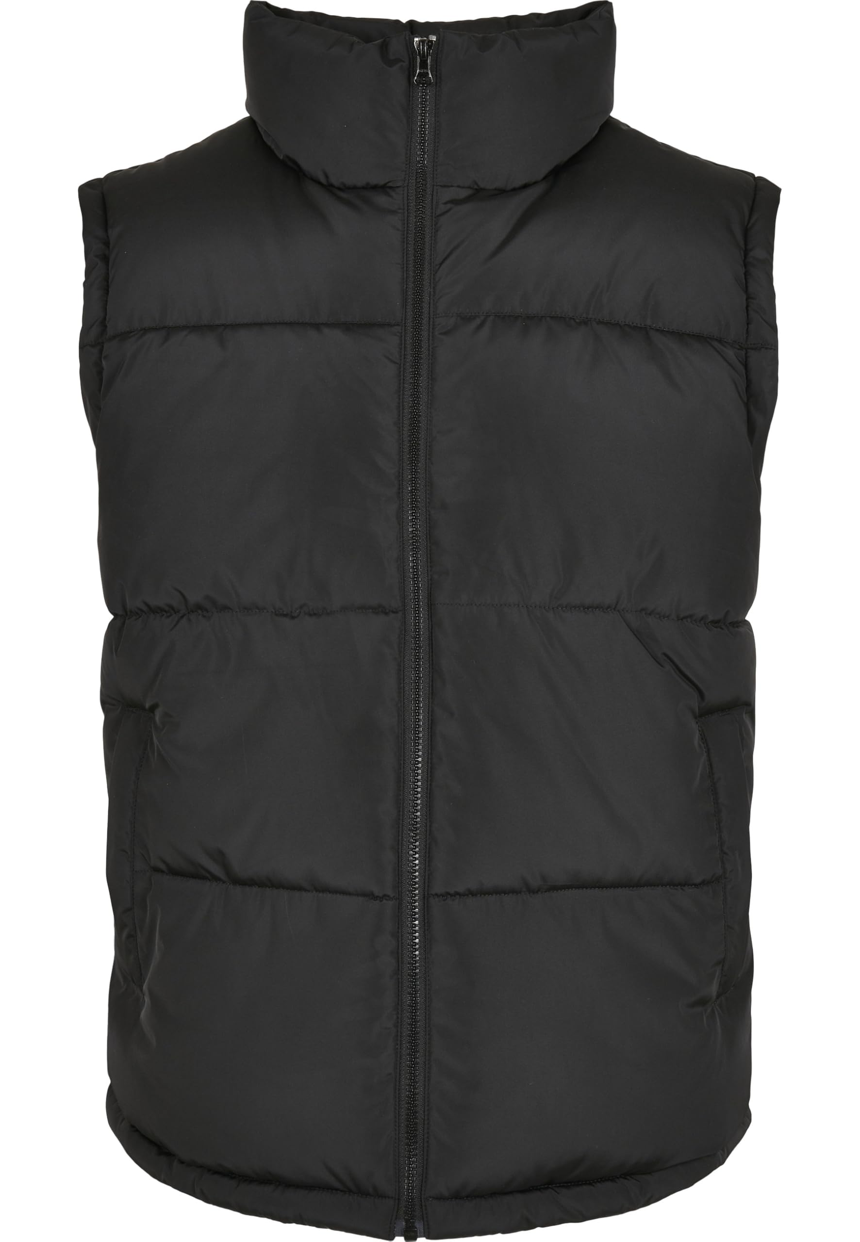 Urban Classics Men's Block Puffer Vest Jacket, black/black, XXL