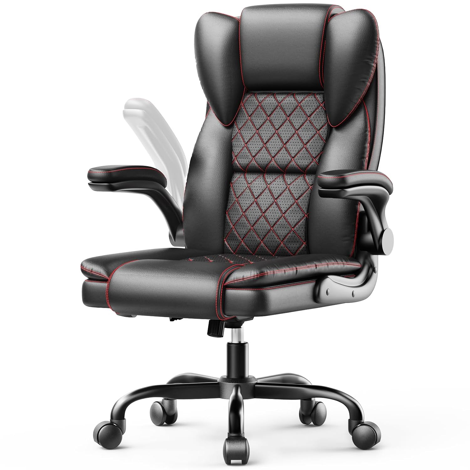 Big and Tall Office Chair Executive Chairs with Adjustable Armrests and Lumbar Support Ergonomic High Back Gaming Chair