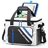 Maelstrom Cooler Bag, 30 Cans Beach Cooler, Large Leakproof Insulated Soft Cooler with Bottle Opener, Ice Chest, Portable Collapsible Cooler for Travel, Camping, Shopping