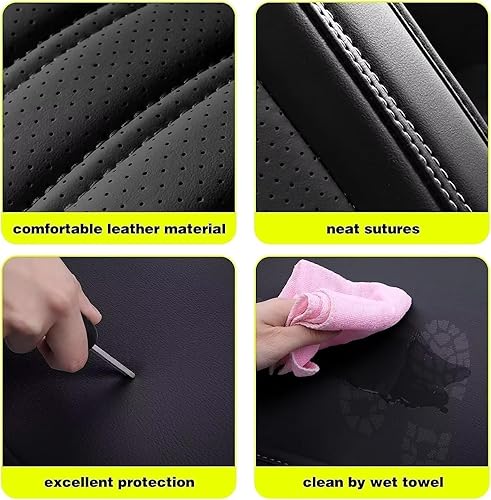 Miniatura 6 de Fundas de asiento de automóvil para 2 asientos delanteros, aptas para Hyundai Sonata 2007-2023 2024 con compatible con bolsas de aire, accesorios de