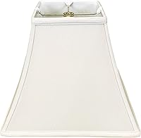 Vista 25 de Royal Designs pantalla para lámpara Fancy Square Bell - Blanco - 7 x 16 x 12.75 pulgadas