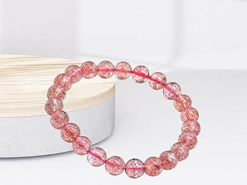 Vista 724 de Amazing Gemstone Crystal Bracelet for Women Men's Gifts - Protection Healing Crystal Bracelet - 8mm Gemstone Beaded Stretchable Bracelet Pulseras