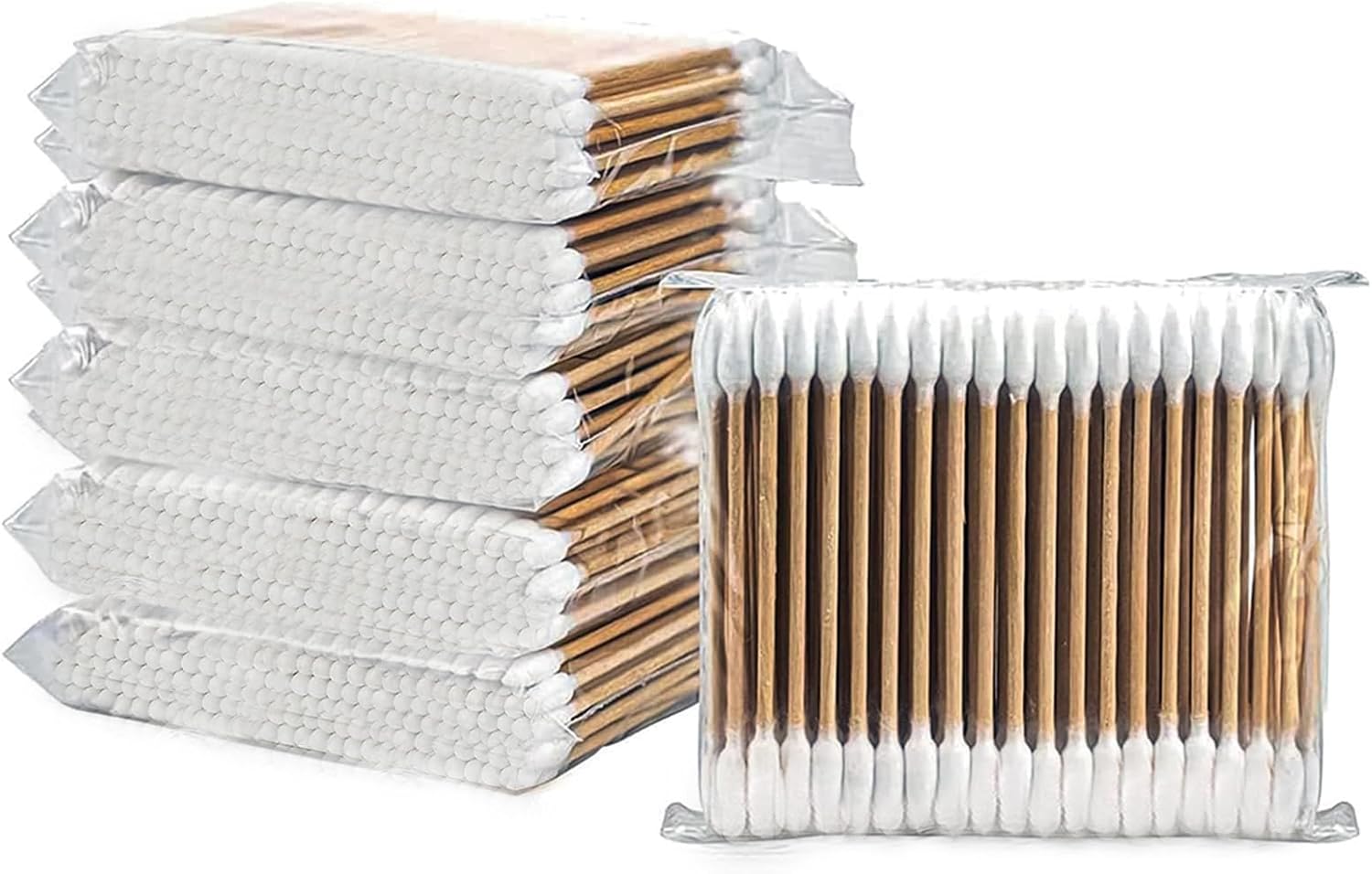 600 Pcs Cotton Buds, Ear Buds Cotton, Cotton Swabs, Ear Cotton Buds