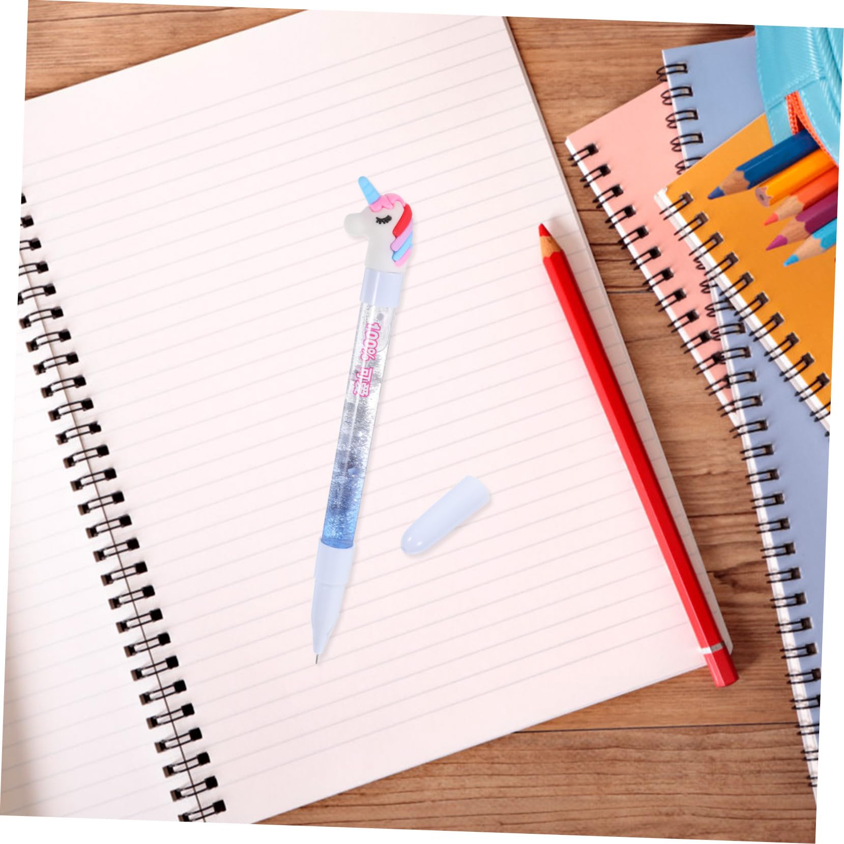 Gadpiparty 5 Ensembles Stylos À Décoratifs Licorne Avec Paillettes De Stylos Gel Adorables Pour Étudiants Écriture Et Amusante Et Pratique 6 Pièces * 5