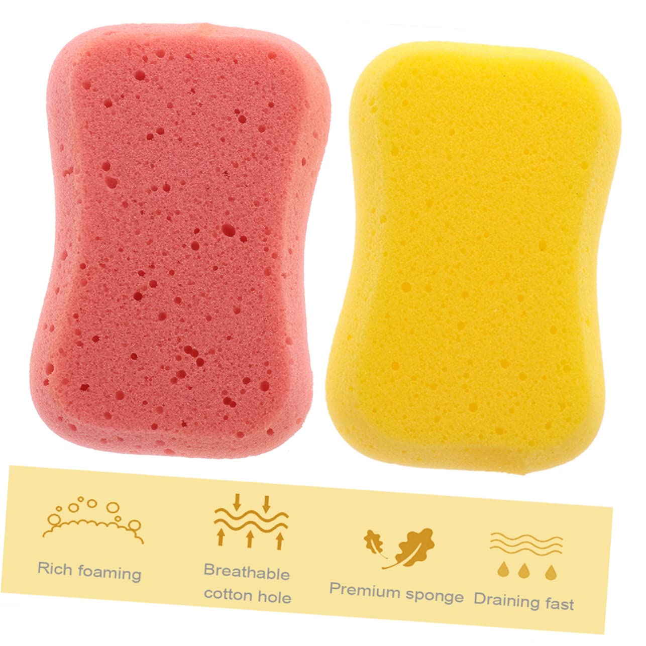 Esponja Exfoliante de Baño 8 Piezas de Esponja para Ducha