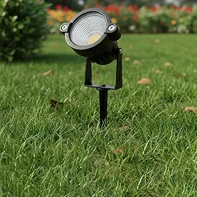 Espeto Led 15w Luminaria Jardim Prova D'água Bivolt (Branco Frio)