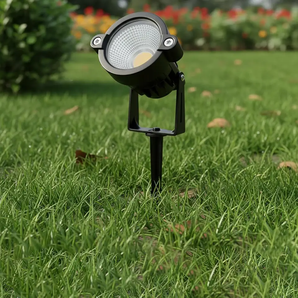 Espeto Led 15w Luminaria Jardim Prova D'água Bivolt (Verde)