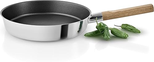 Miniatura 4 de Eva Solo Sartén de acero inoxidable de 8 pulgadas con estufa de inducción, antiadherente, apta para horno