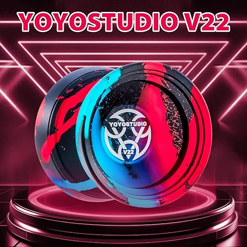 Miniatura 2 de YOYOSTUDIO Yoyo V22 - Yoyo profesional sensible para niños de 8 a 12 años, Yoyos profesionales con kit de accesorios, 10 cuerdas de yoyo, estuche y