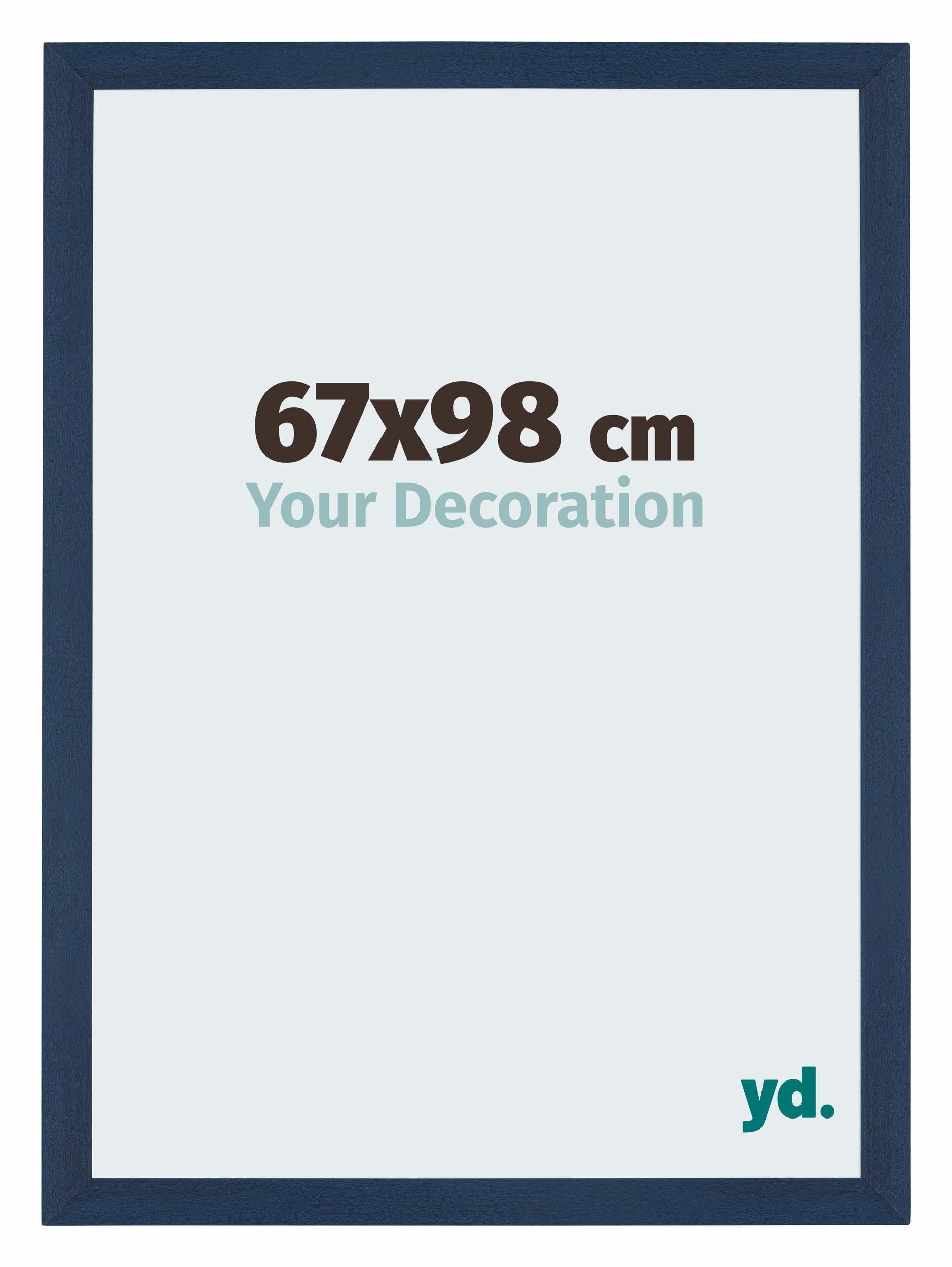 Your Decoration - Puzzle frame 67x98 - Dark Blue Swept - Puzzle frame 1500-2000 Pieces - MDF Photoframe - Mura