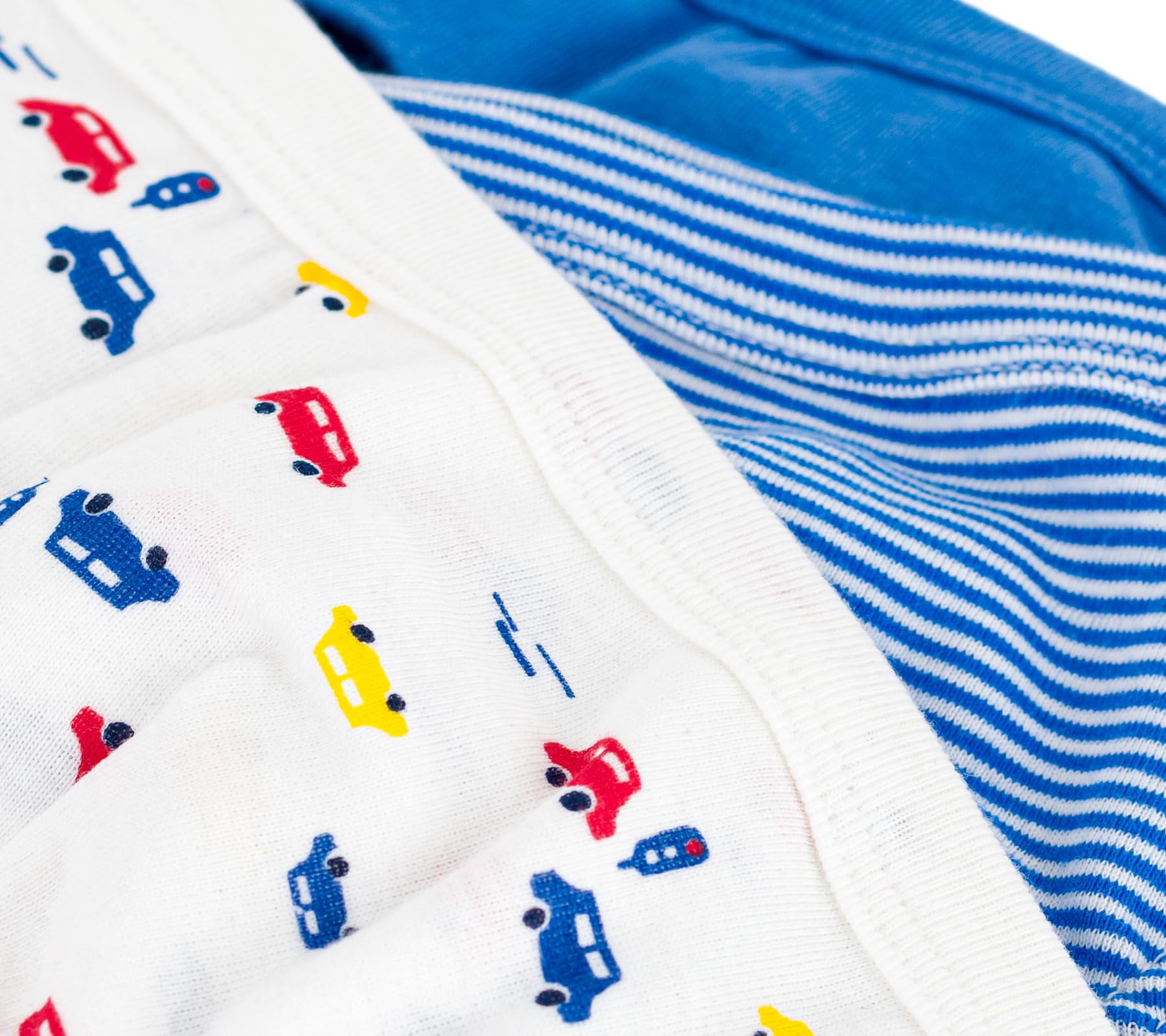 Petit Bateau Lot de Slips Enfant en Coton Imprimé Voitures A0ds800 sous Vêtements Jour Garçon (Lot de 3)
