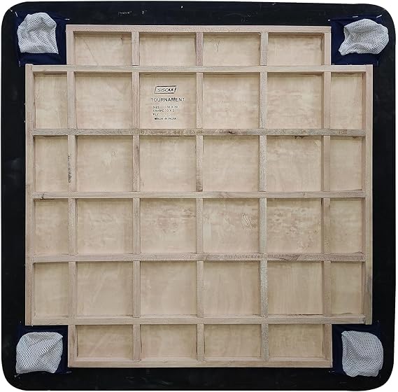Siscaa Fighter Carrom Board Black Board Fast English Birch Ply Best Carrom Board (Champion, 16mm)