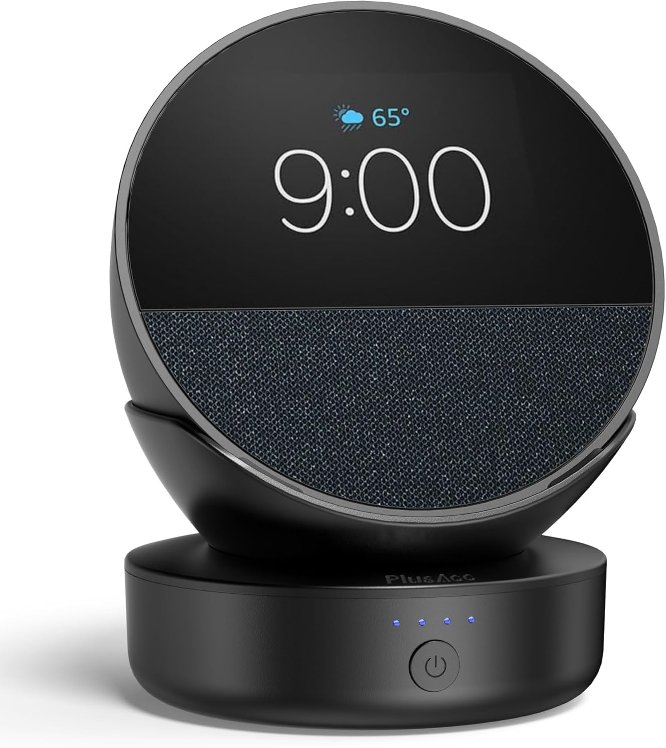 PlusAcc Battery Base for Spot & Smartphones – Portable Charging Stand with USB-C Port, 8 Hours Work Time, Charger Base Dock Accessories for Spot and Earbuds (Black)