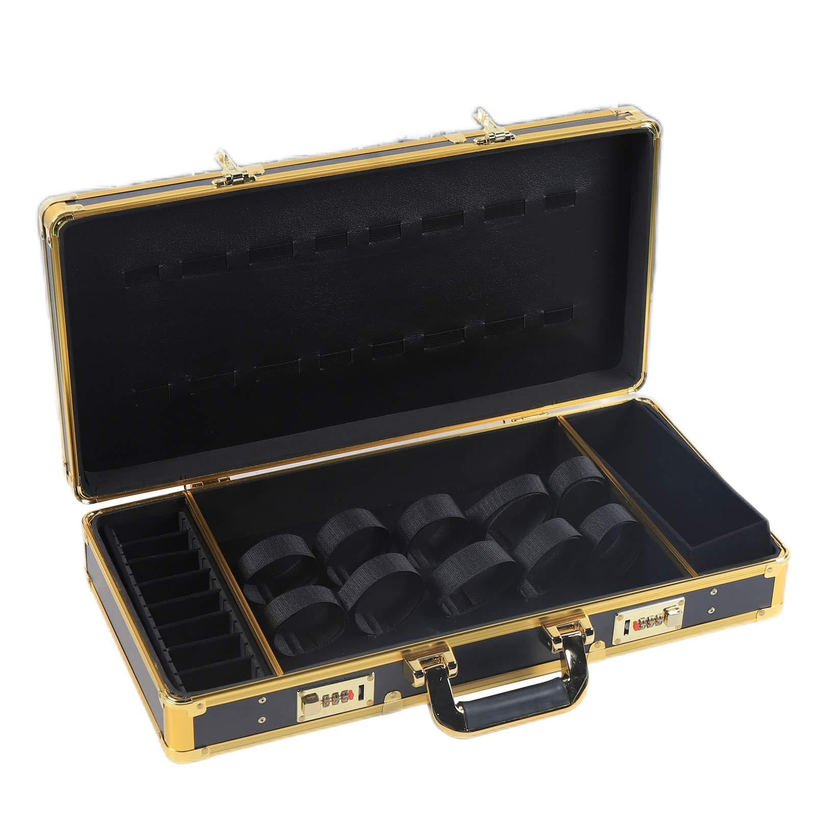 DNYSYSJ (A) - Barber Carrying Case Barber Case, Stylist Tool Box rofessional Salon Hair Cutting Grooming Kit Storage Organiser for Clippers, Scissors, Barber Supplies (A)