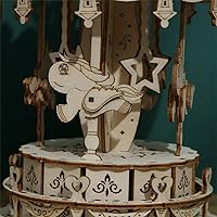 Vista 4 de Kits de rompecabezas de madera en 3D modelo troyano, juegos de ingenio y rompecabezas para Navidad/Cumpleaños, regalos para adultos y adolescentes