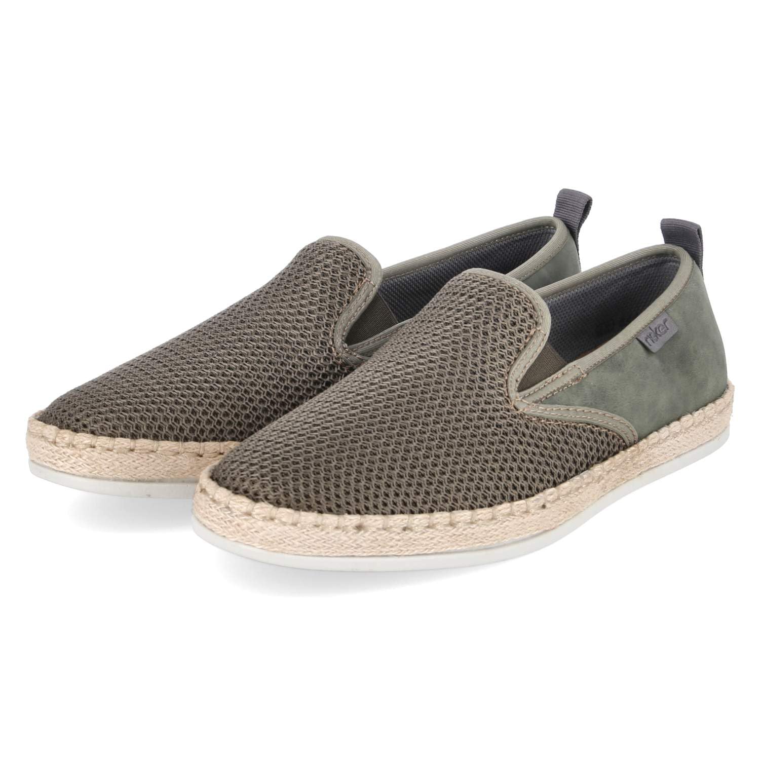 Rieker Mens B2661 Slip On Shoes Green 46 EU