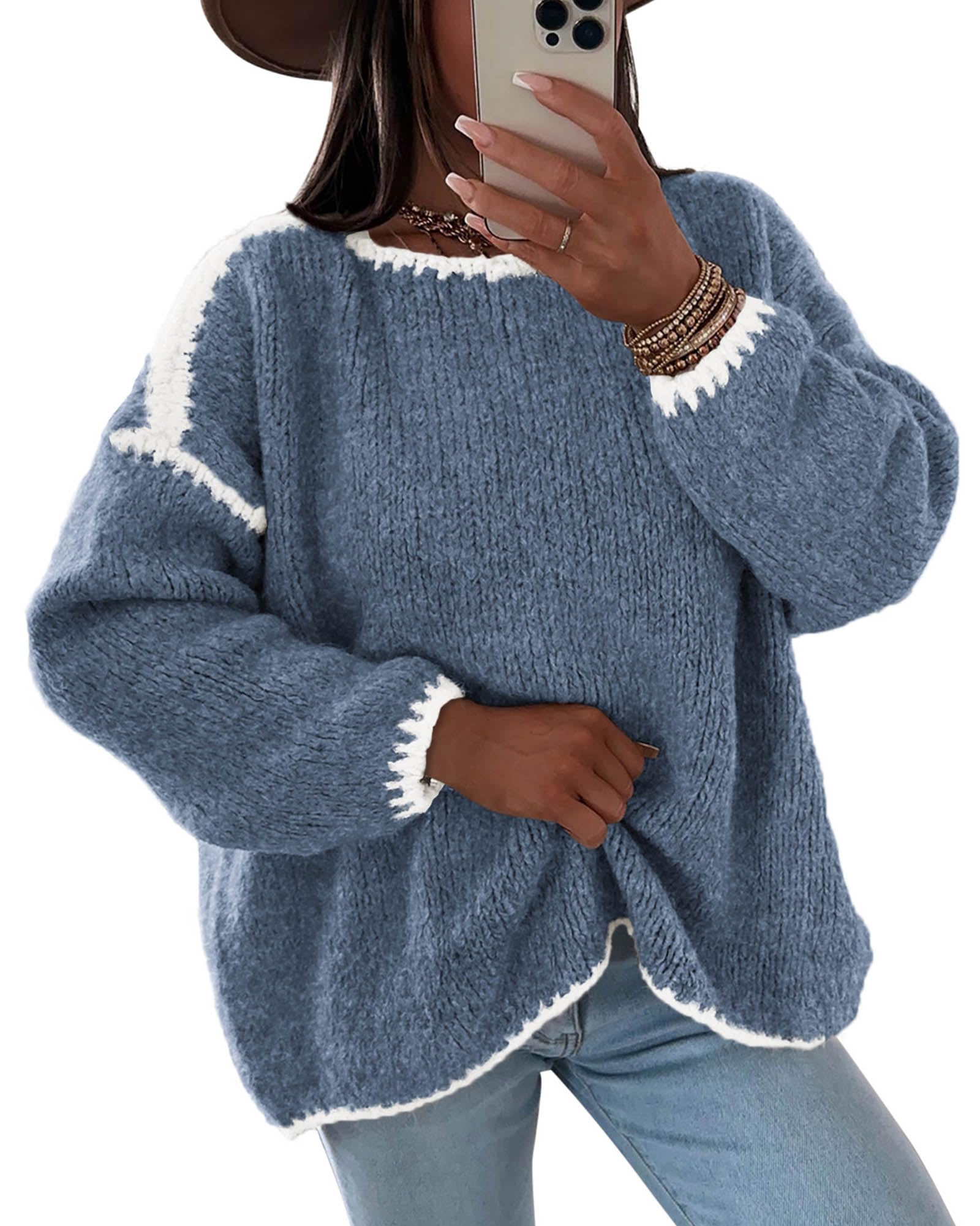 KIRUNDO Chunky Contrast Stitch