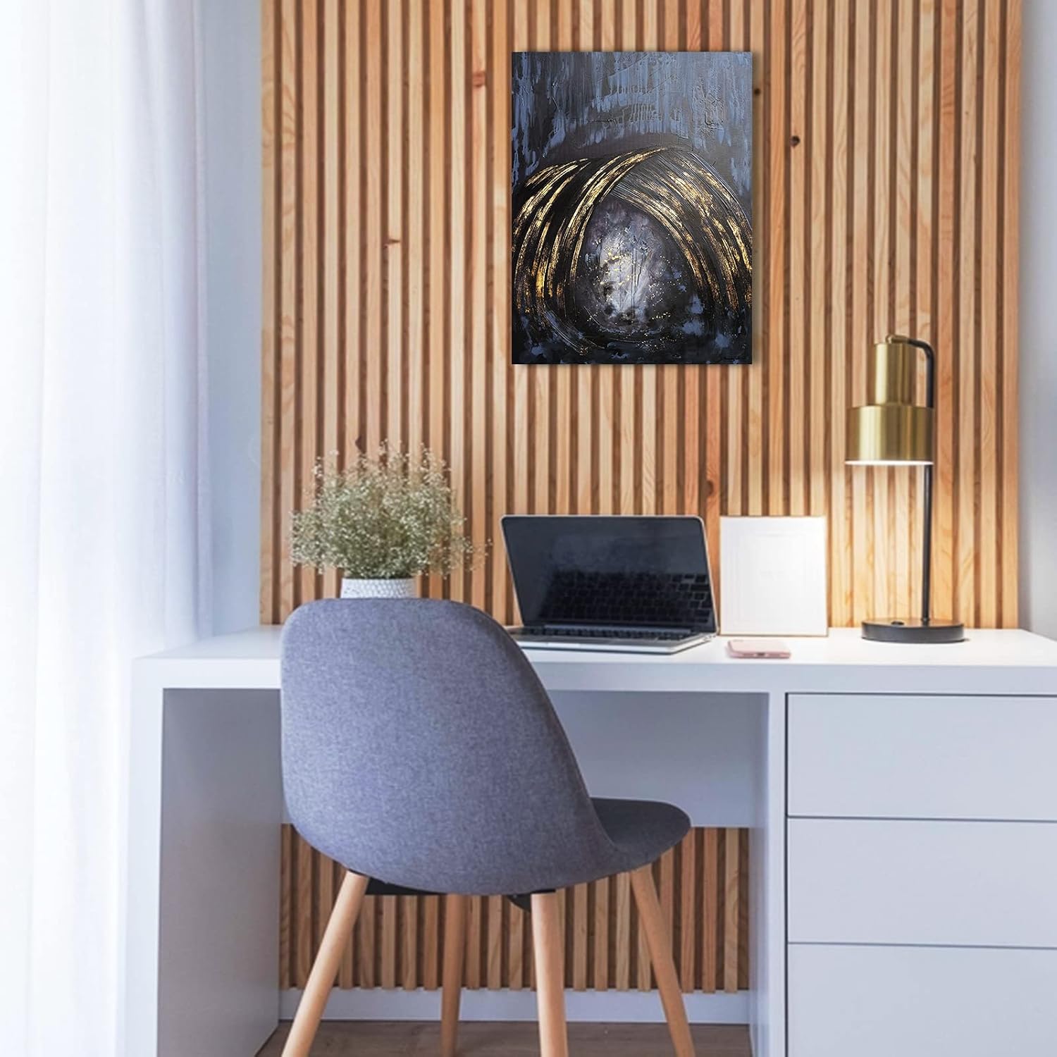Abstract Wall Art Prints Black and White Wall Art Black and Gold Wall Decor Black and White Painting Abstract Canvas Wall Art 12 X 16 Abstract Wall Art for Bathrooms