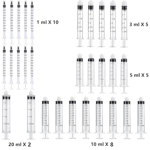 Miniatura 2 de Paquete de 30 dispensadores de pegamento de 0.0 fl oz, 0.1 fl oz, 0.2 fl oz, 0.3 fl oz, 0.7 fl oz con 14ga, 16ga, 18ga, 20ga, 22ga, 25ga accesorios