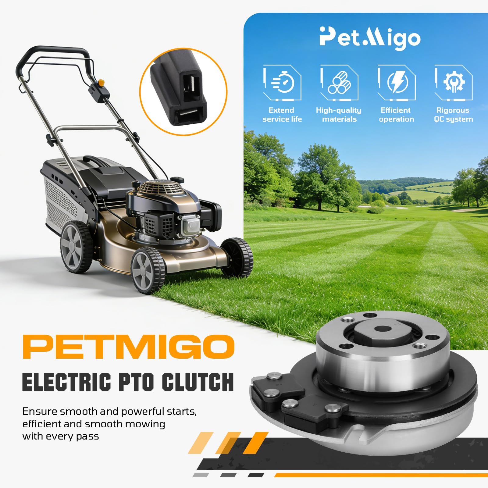 Embrague de cuchilla PTO 02763200 para cortacésped Ariens Gravely de 28 32 pulgadas, motor trasero Rider Zoom 52711900 52712000 51516400 5217-25