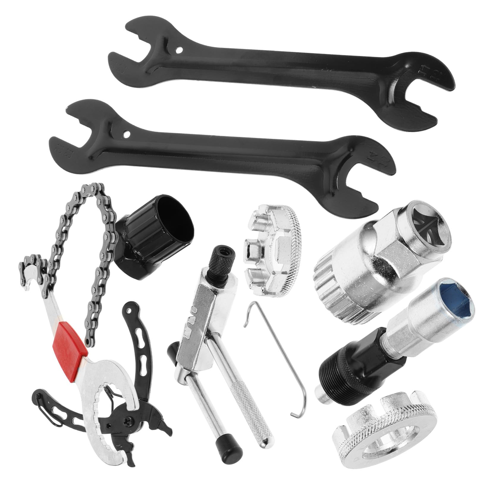 Fahrrad Reparatur für Mountainbikes Umfassendes Werkzeugset mit Reifenheber Speichenschlüssel und Flickzeug Robustes für Schnelle Fahrradwartung Unterwegs