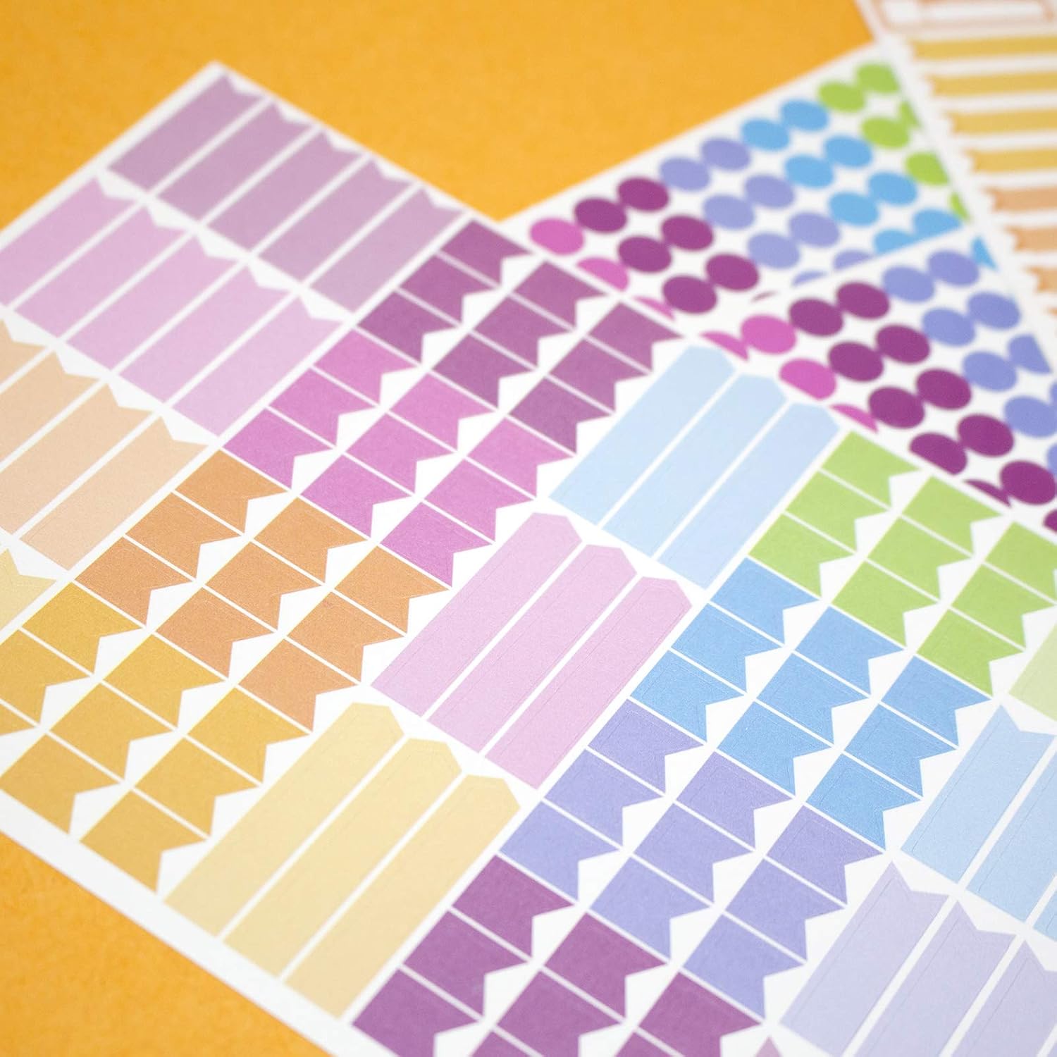 bloom daily planners Color Coding Planner Stickers - 1/4" Dot Labels - Six Sheets, 1000+ Stickers Per Pack!