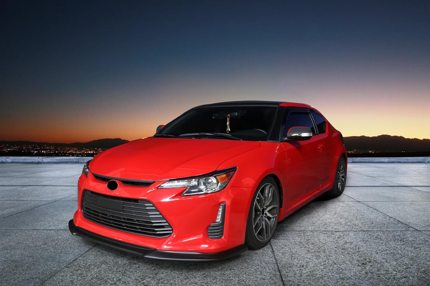 Front Bumper Lip Compatible with 2014-2016 Scion tC, Ikonmotorsports GT Style Black PU Front Lip Finisher Under Chin Spoiler Add On by IKON MOTORSPORTS, 2015
