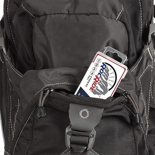 Miniatura 3 de RocRide Kit de parche de tubo interior de bicicleta de 8 piezas. Kit de reparación de neumáticos de bicicleta.