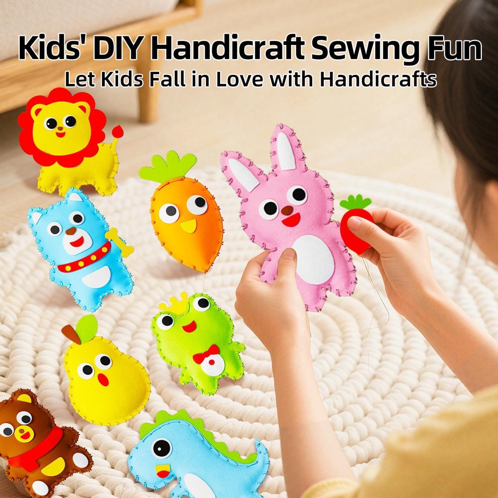 Kit di cucito per bambini Divertente Kit Educativo di Cucito Fai da Te