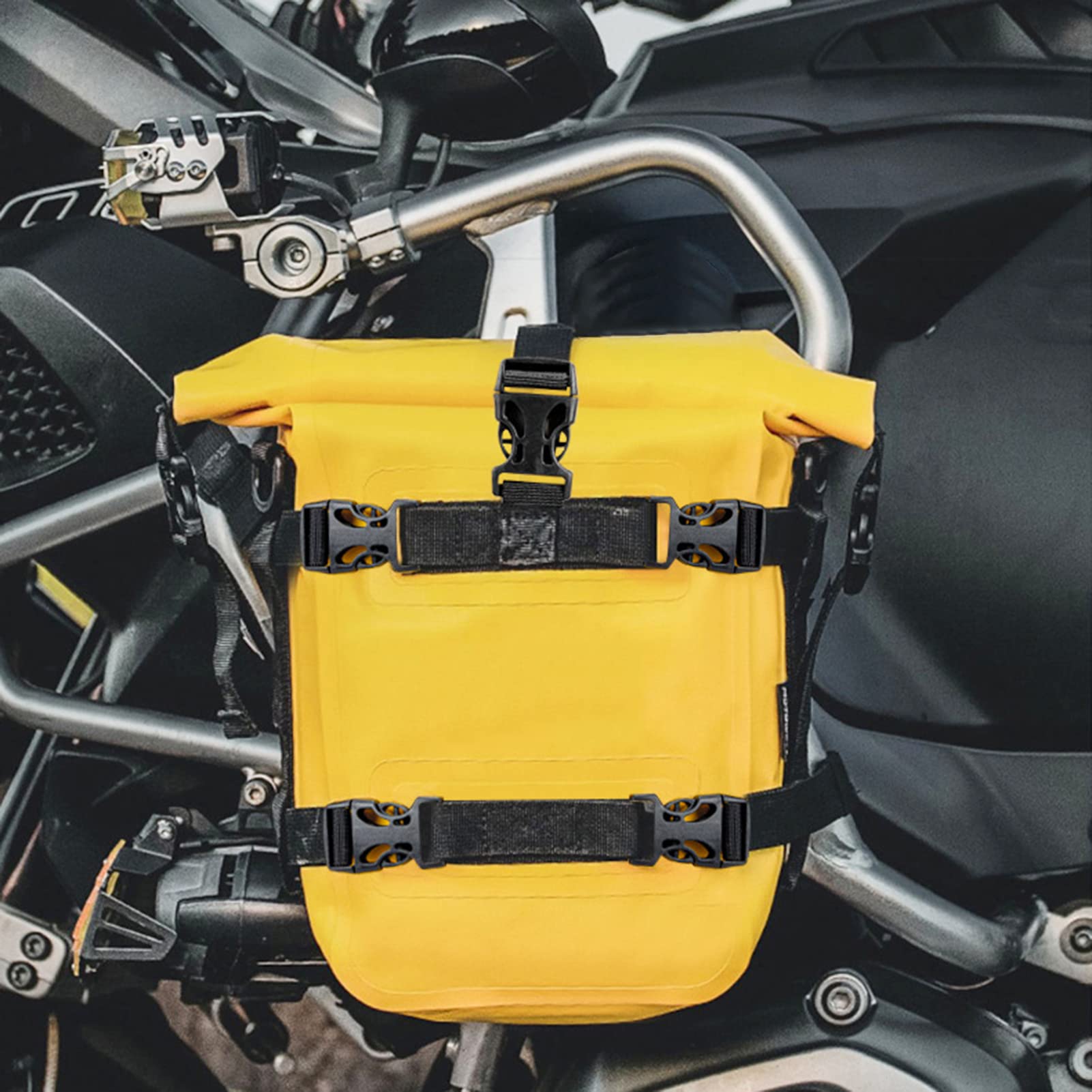 Borsa per Telaio paraurti Moto Laterale 8 Litri Impermeabile Tracolla Spalla