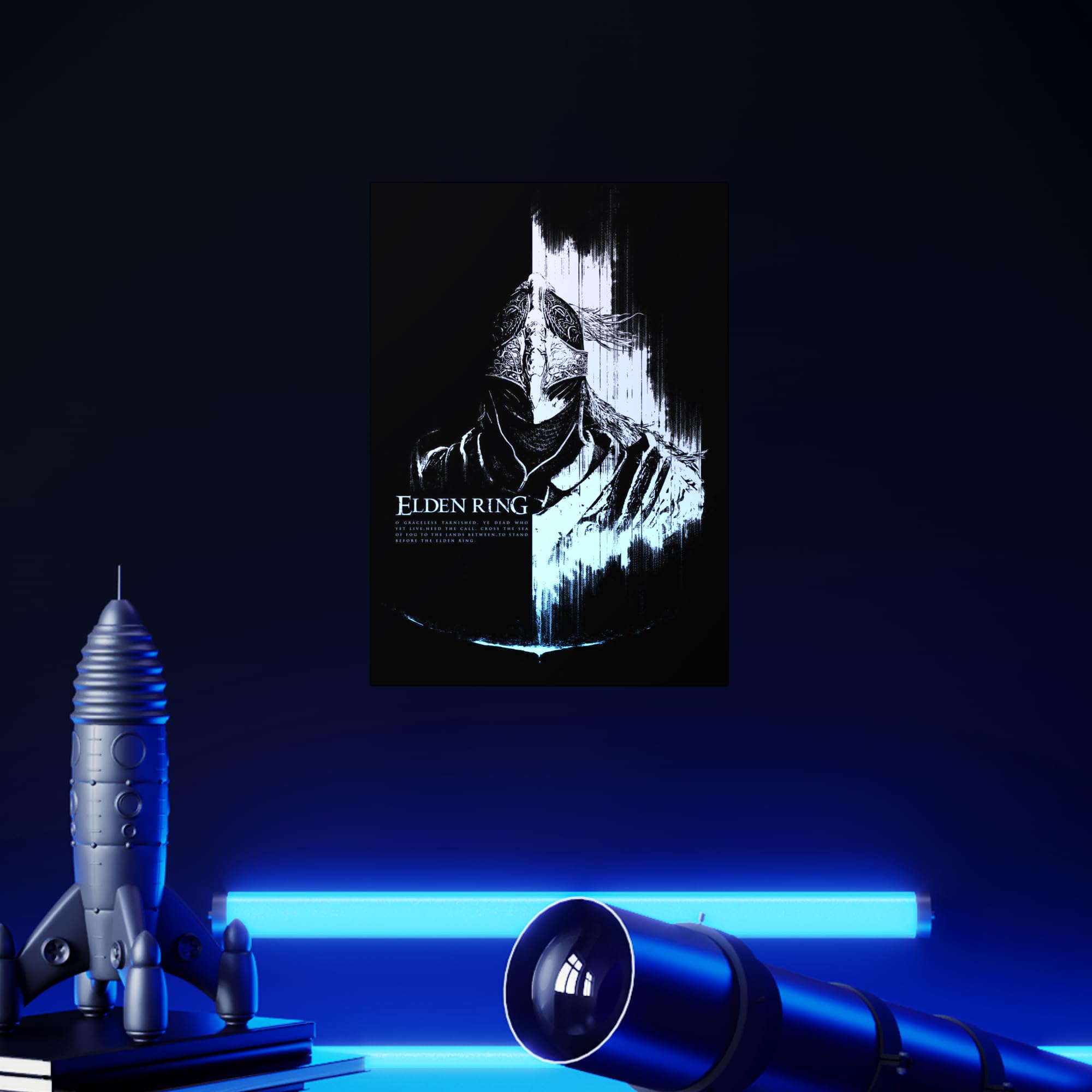 Amazon.com: Displate Elden Ring Metal Poster - Magnetic Mounting
