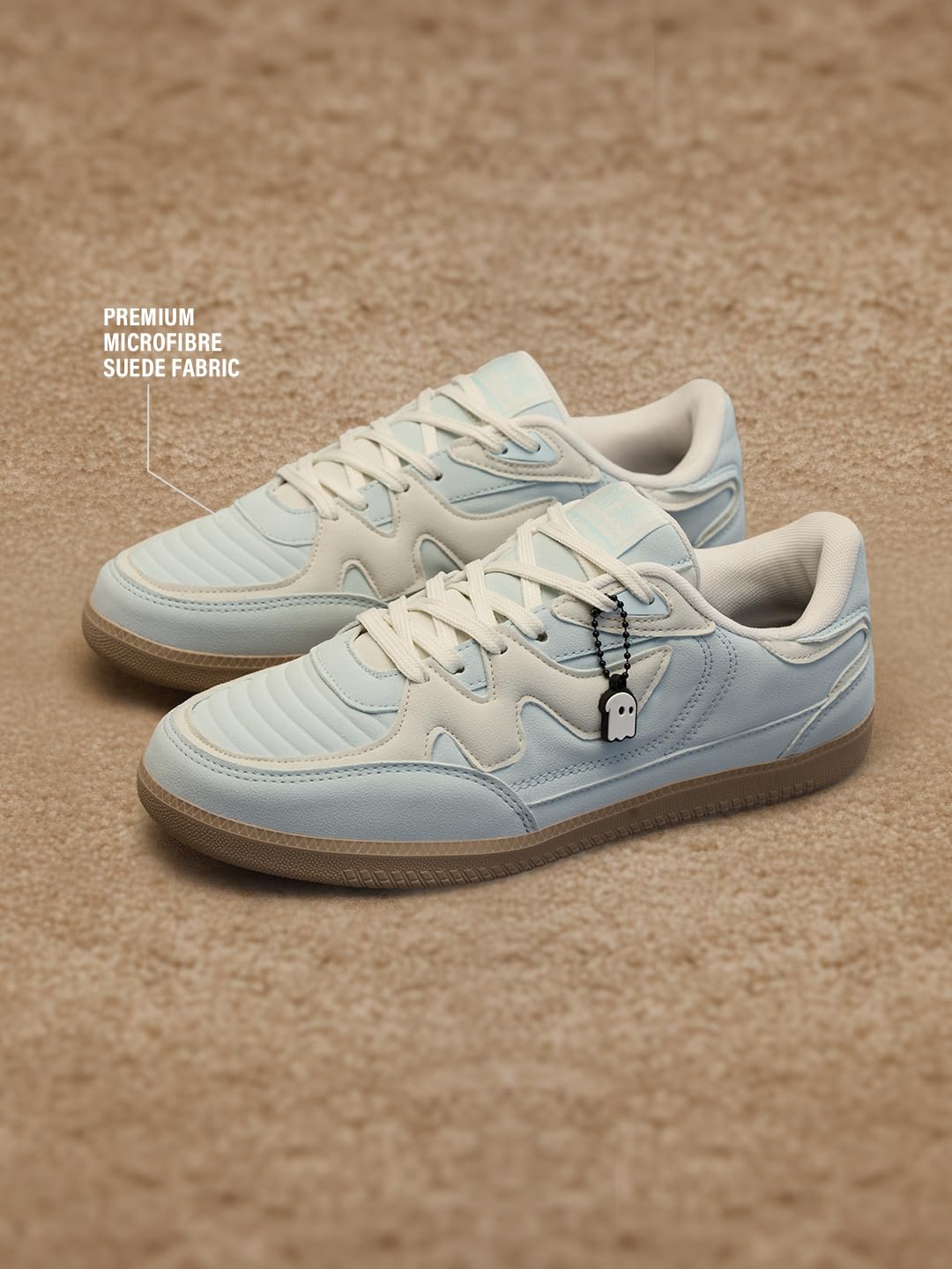 The Souled Store Kanso V2: sneakers basse smeraldo da donna e ragazza | Scarpe da ginnastica retrò verde e bianco sporco con pelle scamosciata di alta qualità, suola in gomma resistente e supporto