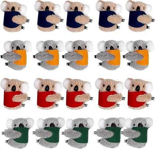 Miniatura 9 de 40 piezas de clip de koala Buddy Koala Clip de peluche para lápices, premios de oso mullido, abrazador de oso Cli-p, animal de peluche, lindo