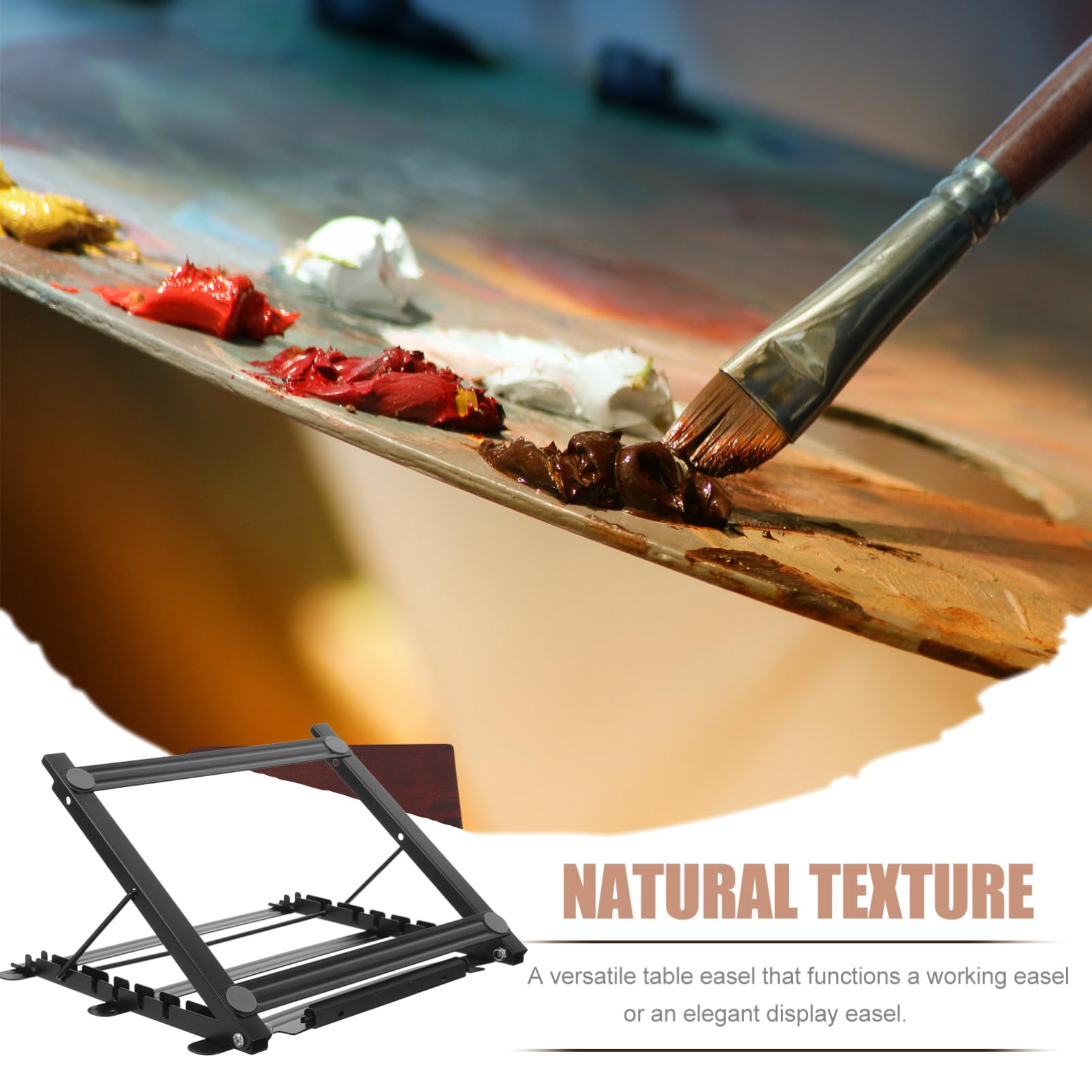 CIMAXIC Metal LED Tracing Light Board Stand Light Board Stand Black Light Table Stand for Tracing Painting Accessory