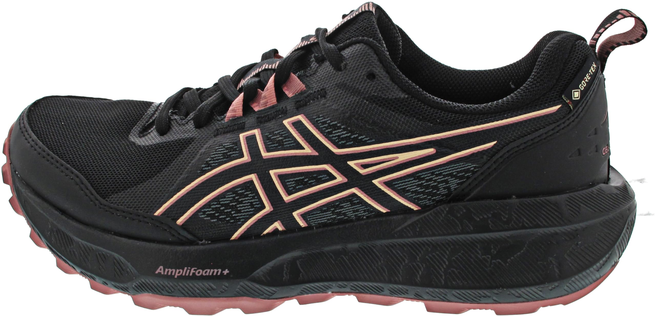 ASICS Womens Gel-Sonoma 8 GTX Sneaker, Black Apricot Crush, 3.5 UK