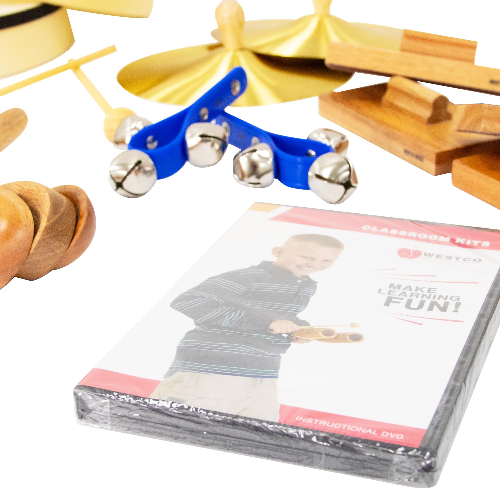 BESPORTBLE – Kit Percussion Débutant : 2 Claquettes Bois & Cuillères Métal – Idéal Pour Enfants, Fêtes Et Animations
