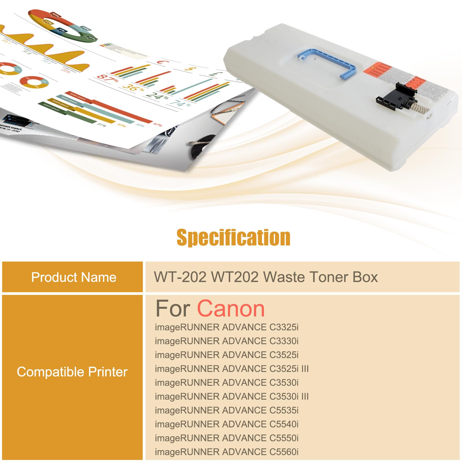 Amazon.com: WT-202 WT202 Waste Toner Box Compatible for