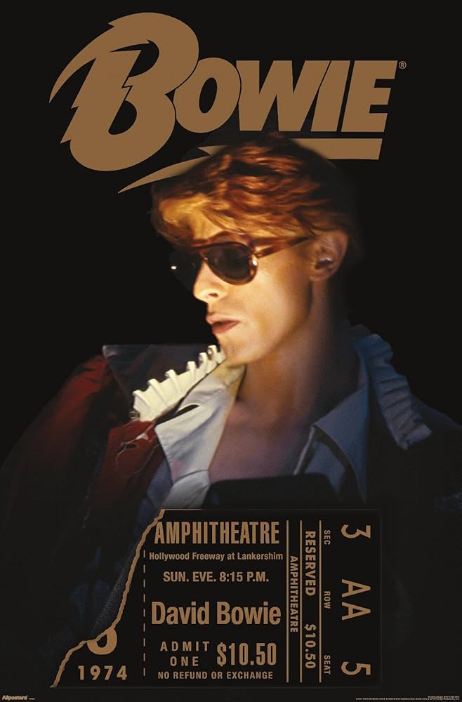 Amazon.com: David Bowie - Diamond Dogs LA Tour 1974 Wall Poster