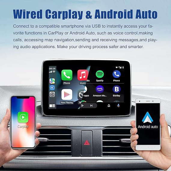 Mazda Carplay and Android Auto Retrofit Kit, TK78-66-9U0C OEM Hub Fits to MZD Connect System, Apple Carplay Adapter Compatible with Mazda 2/3/6/CX3/CX5/CX9/MX5 2014-2021 Year(New Upgraded)