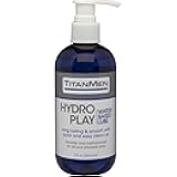 Doc Johnson TitanMen - Hydro Play Water Based Lube - Long lasting & Smooth with quick & easy clean up - Versatile and multi-purpose for all your pleasure play - 8 fl oz (236.5 mL)